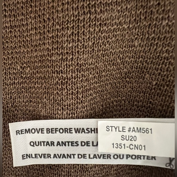 🧥JCREW NEW! Juliette Linen Collarless Cardigan Coat Duster in Pecan Brwn SzXS - Picture 11 of 12